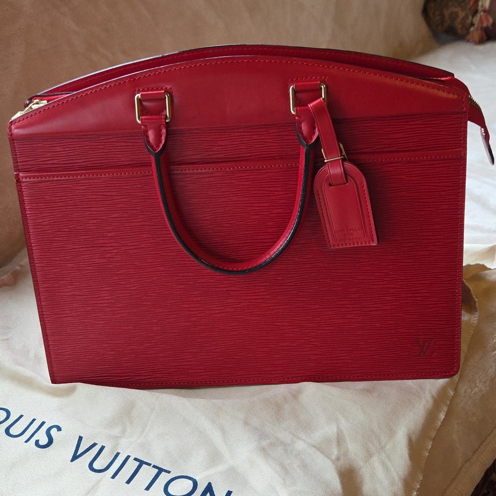 Louis Vuitton Epi Riviera Red Bag